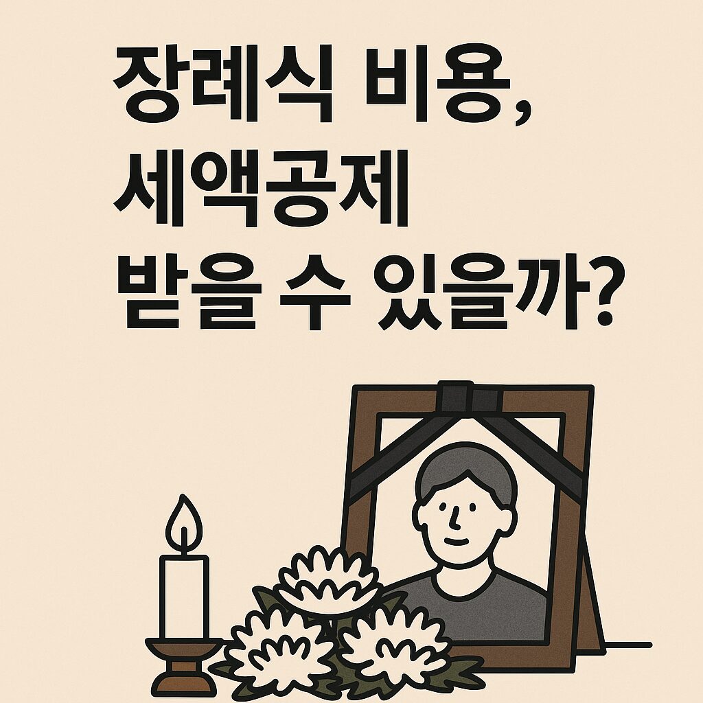 ⚰️ 장례식 비용, 세액공제나 소득공제 받을 수 있을까?
