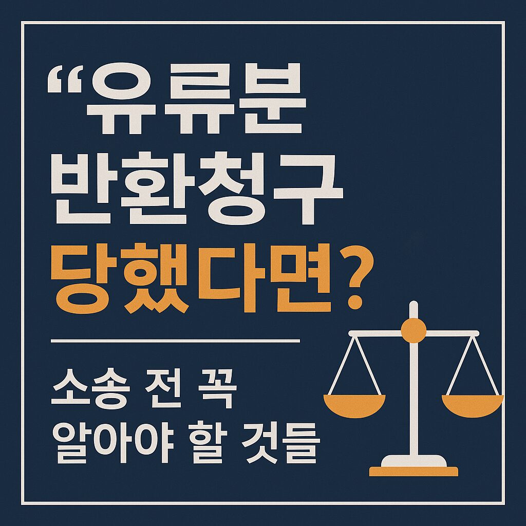 ⚖️ 유류분 반환청구 당했다면? 소송 전 꼭 알아야 할 것들