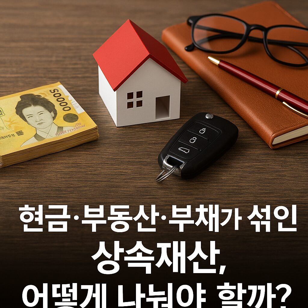현금·부동산·부채가 섞인 상속재산, 어떻게 나눠야 할까? 혼합상속 분할의 핵심 쟁점