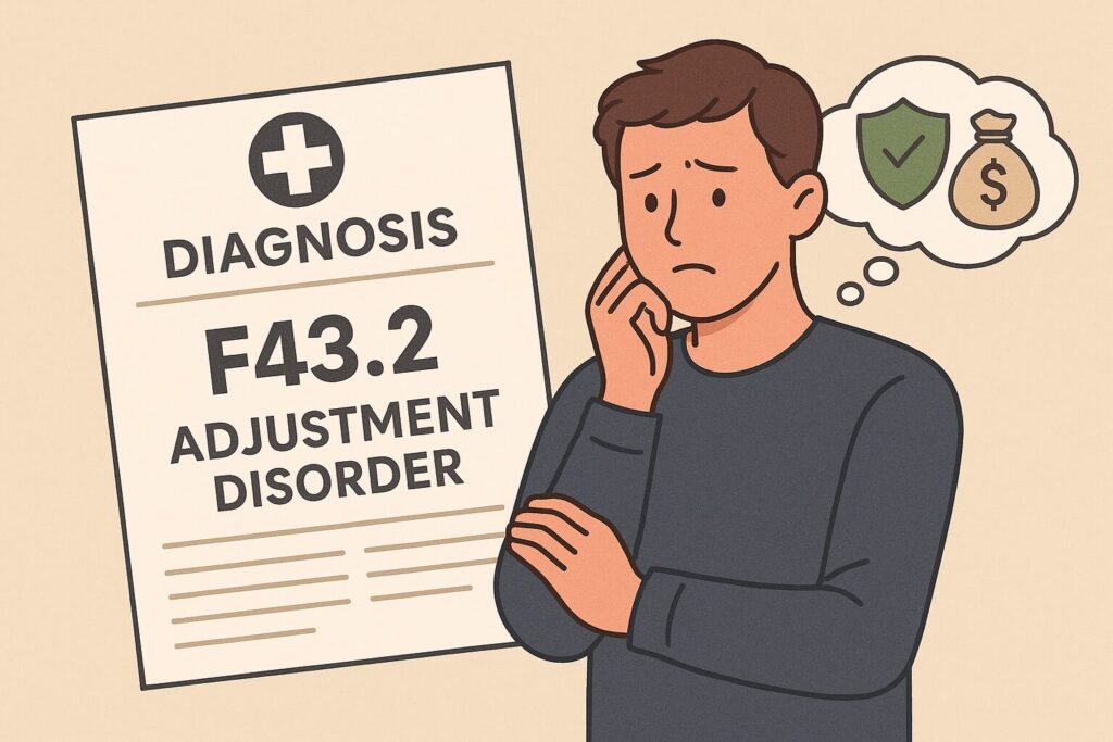 "F43.2? 이 진단코드로 보험금 받을 수 있을까요?"
– 적응장애 실비청구 완벽 가이드