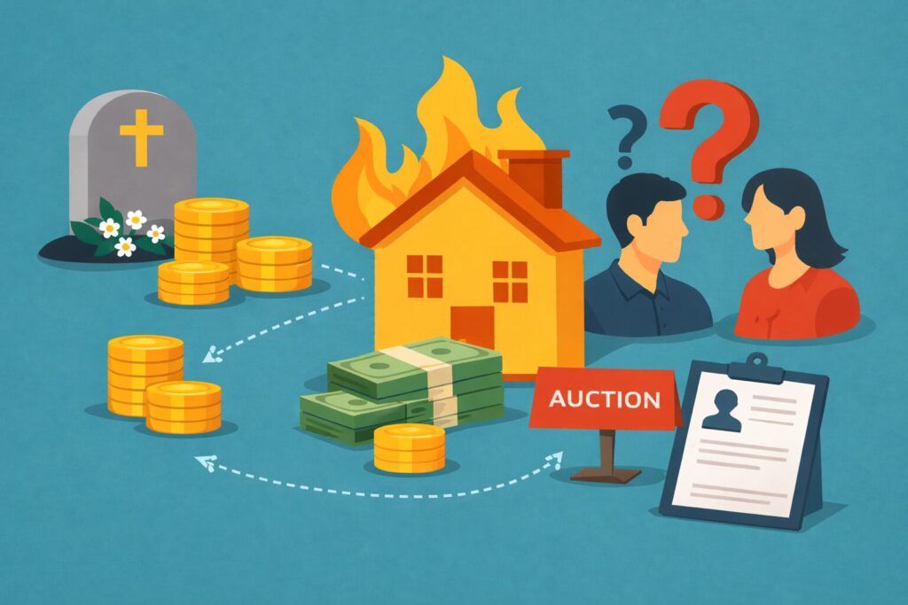 상속받은 집에 근저당이 여러 개 있을 때 – 경매 배당 순위는 어떻게 되나