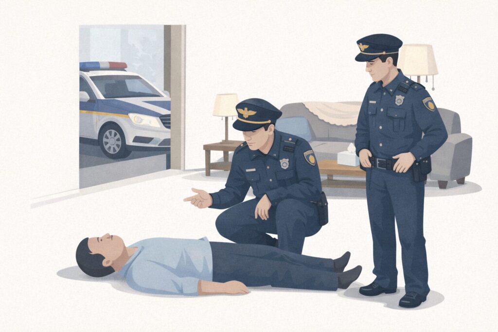 집에서 사망했을 때 경찰 신고는 꼭 해야 하나요?