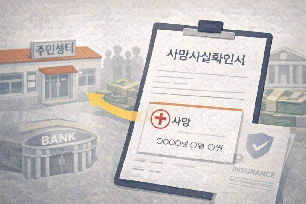 사망사실확인서는 어디서 발급받나요? 사용처까지 정리