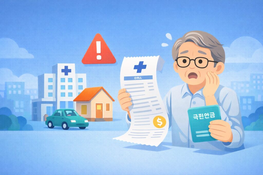 국민연금 받으면 건강보험료 폭탄 맞을까? 지역가입자 전환 기준과 계산 구조