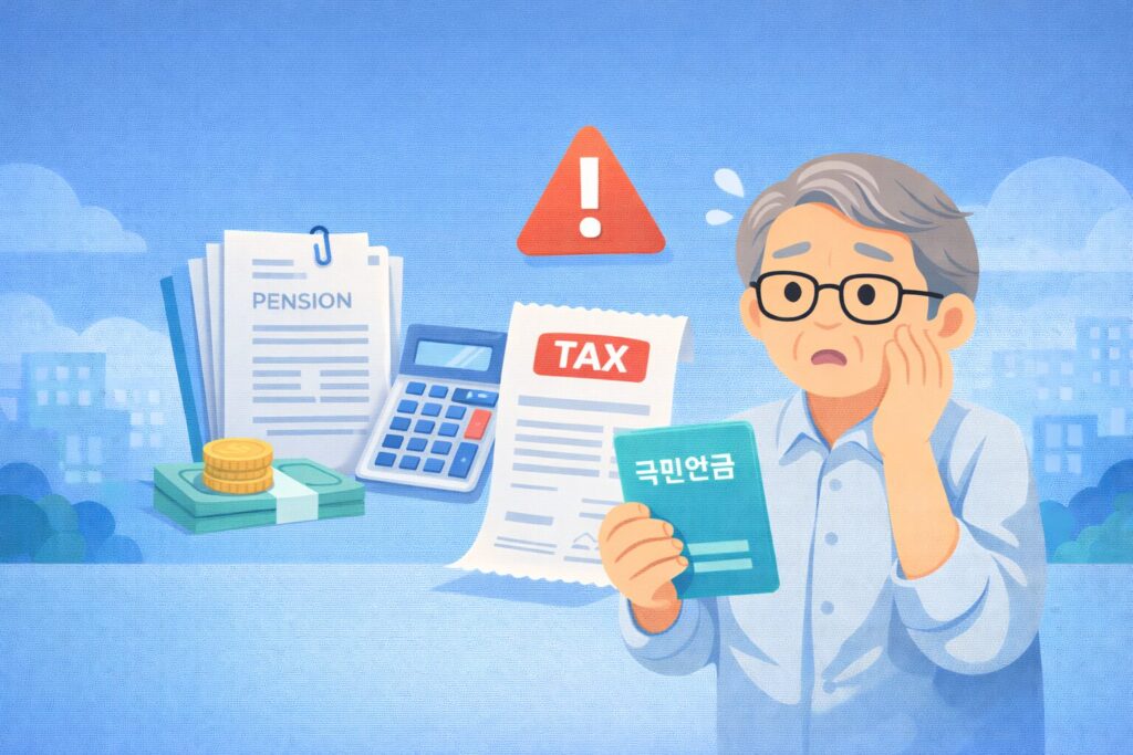 국민연금과 퇴직연금(IRP) 동시에 받으면 세금 폭탄일까? 연금소득세 계산 구조 정리