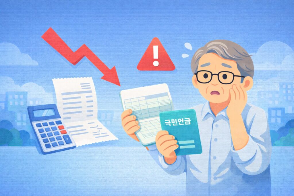 국민연금 수령액이 갑자기 줄어드는 이유 7가지: 감액·세금·정지·환수까지