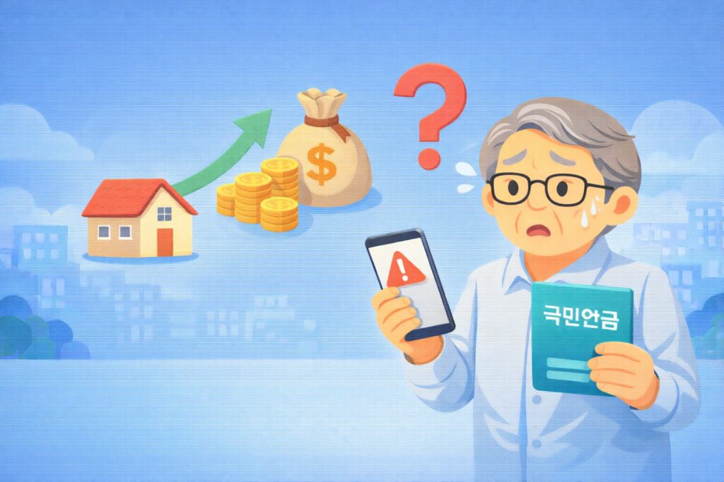 국민연금 받는 중 재산이 늘면 연금이 줄어들까? 부동산·예금·상속과 연금 영향 정리