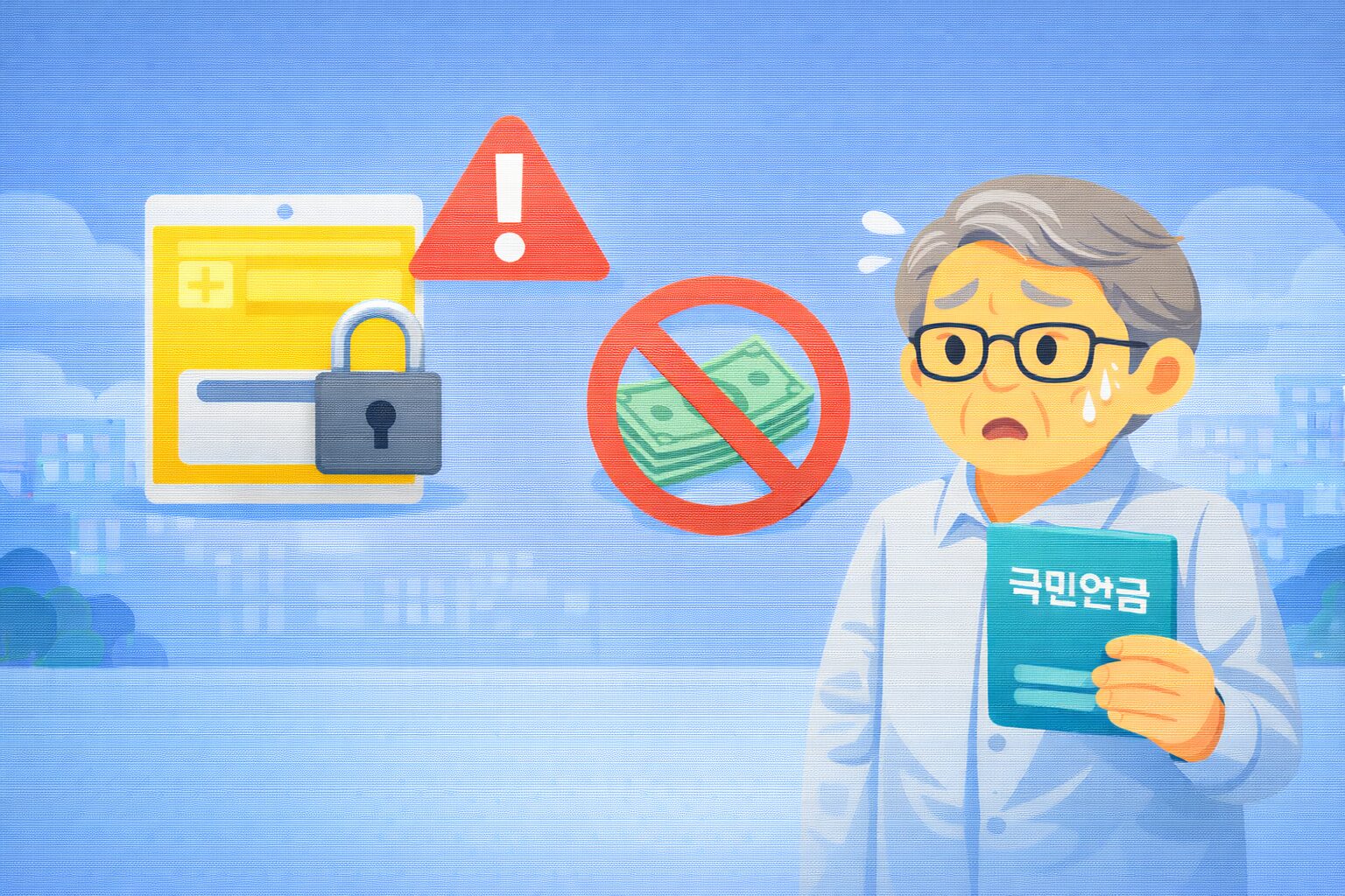 국민연금 받는 통장이 압류되면 연금도 압류될까? 연금 압류금지와 현실 대처법