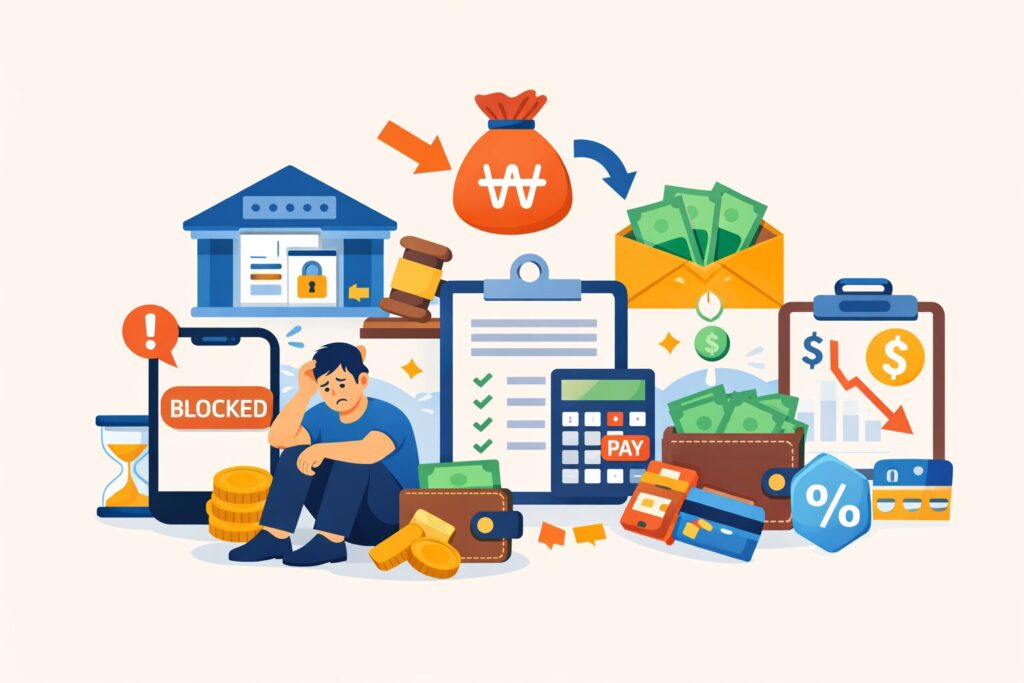 압류된 통장에 들어온 월급은 전부 가져가나요? 생활비는 남길 수 있을까