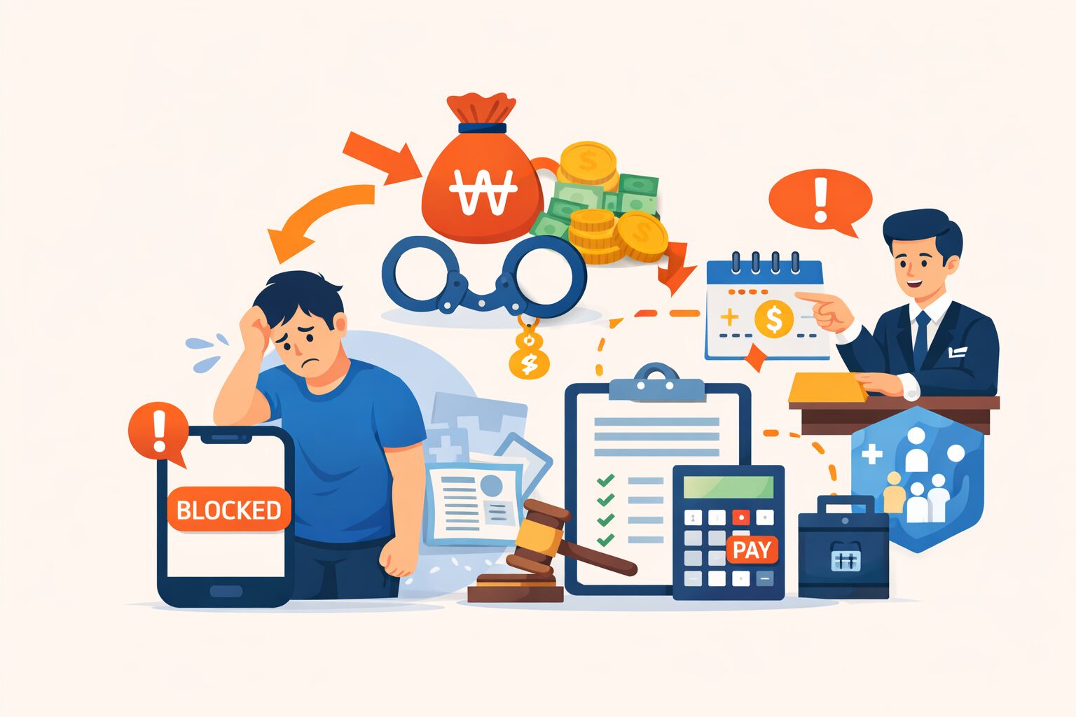 급여압류는 월급의 몇 퍼센트까지 가능한가요? 회사에 통보되나요?