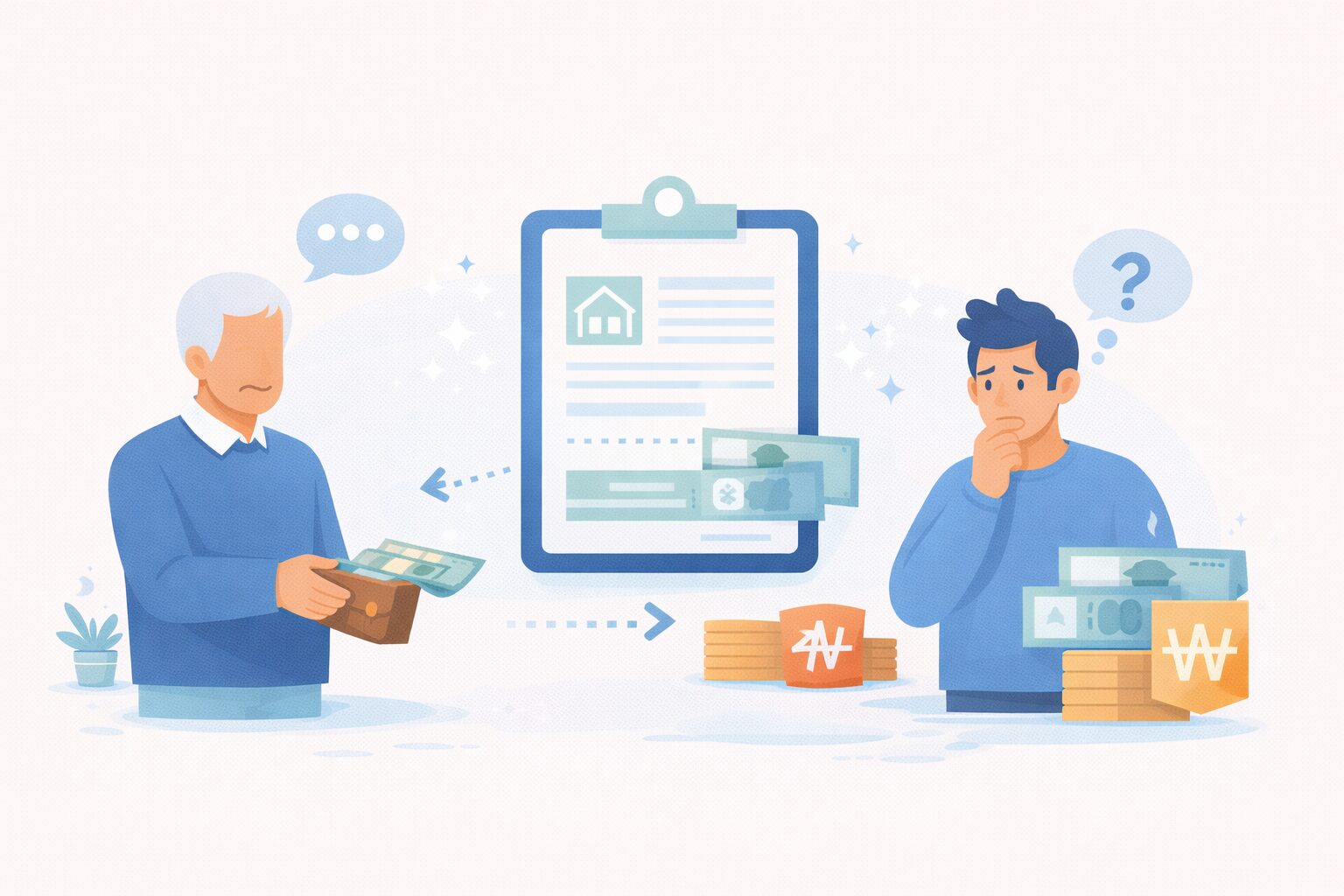 전세보증금 일부만 돌려준다고 하면 받아도 될까요?