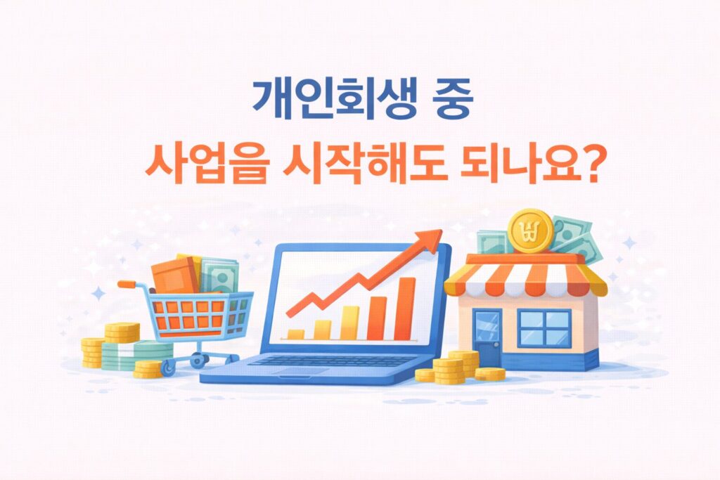 개인회생 중 사업을 시작해도 되나요?