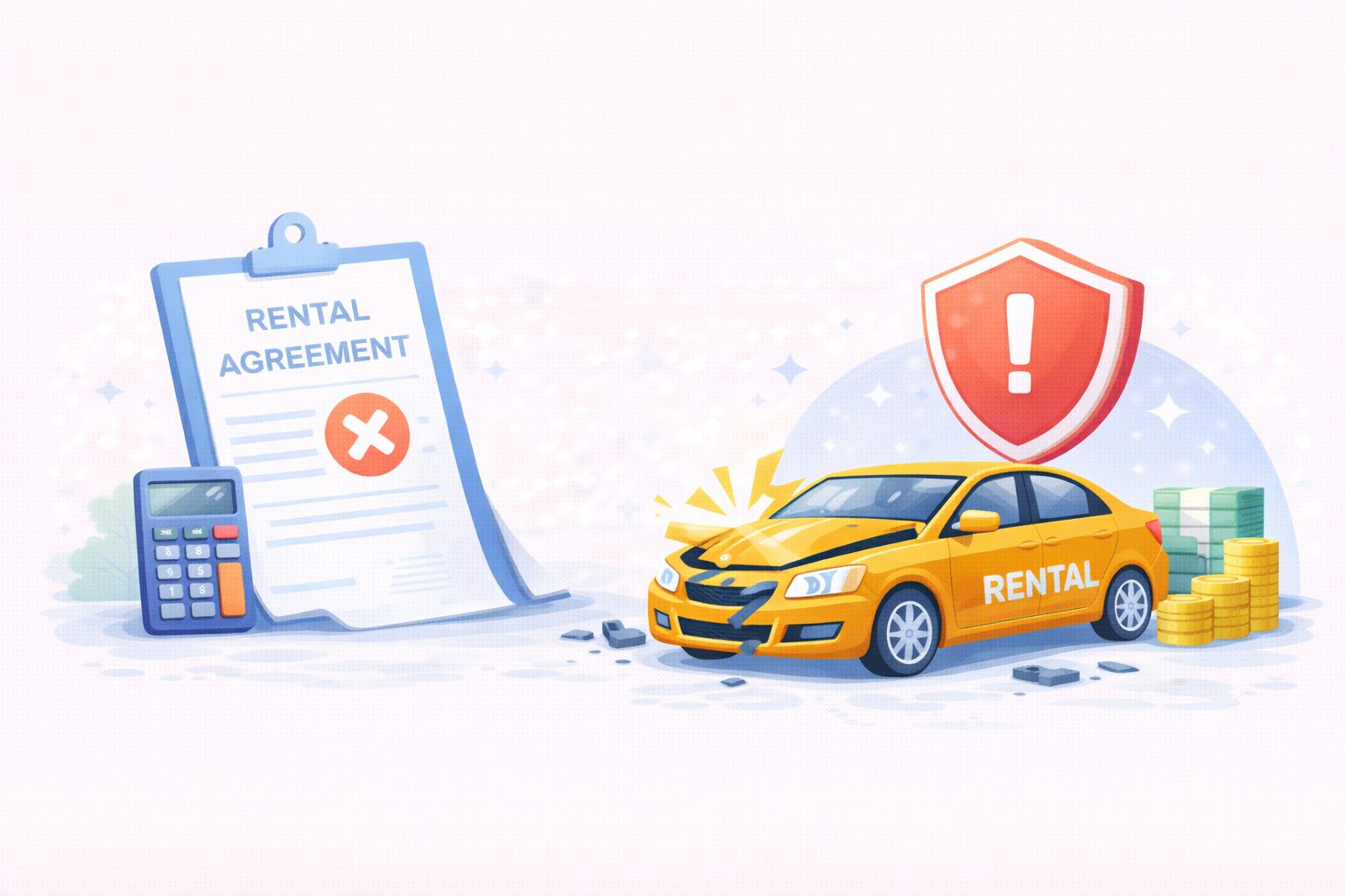 렌트카 사고가 났는데 자차보험이 없으면 어떻게 되나요?