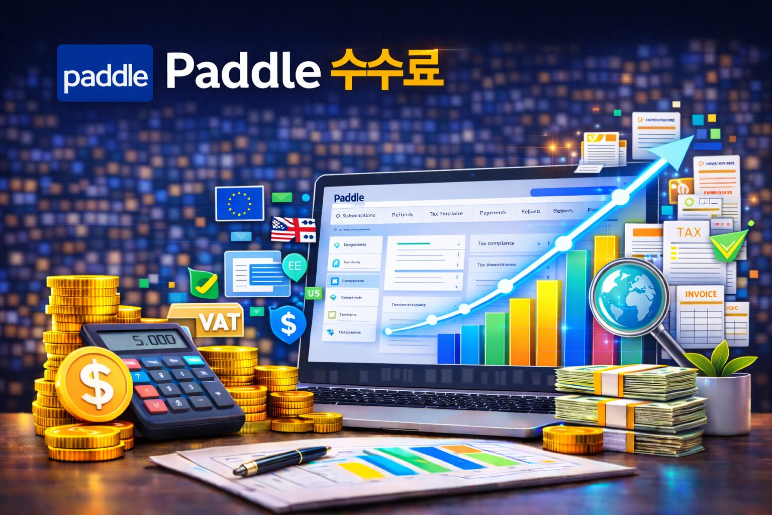 Paddle 수수료, SaaS 판매자가 세금 때문에 보는 이유