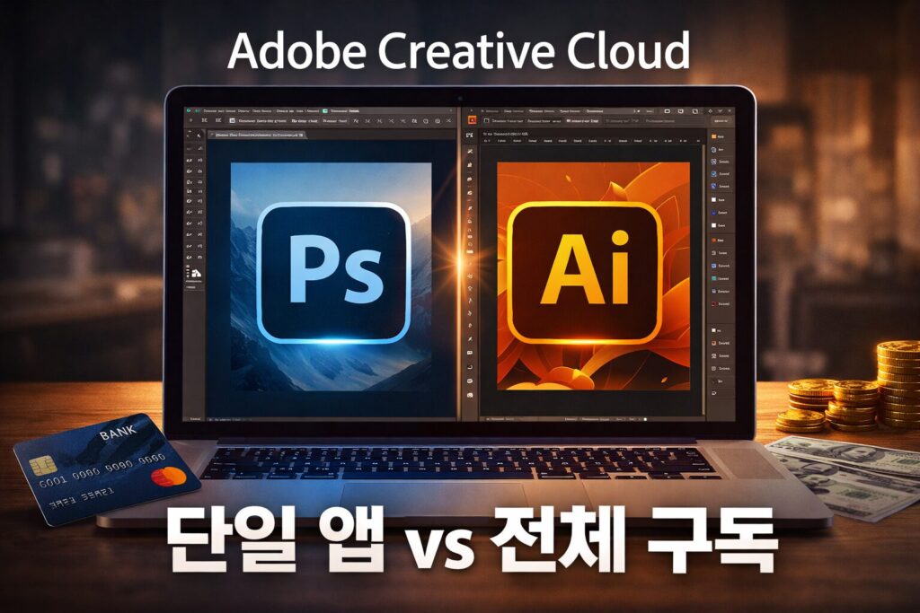 Adobe Creative Cloud 가격, 포토샵 하나만 써도 비싸게 느껴지는 이유