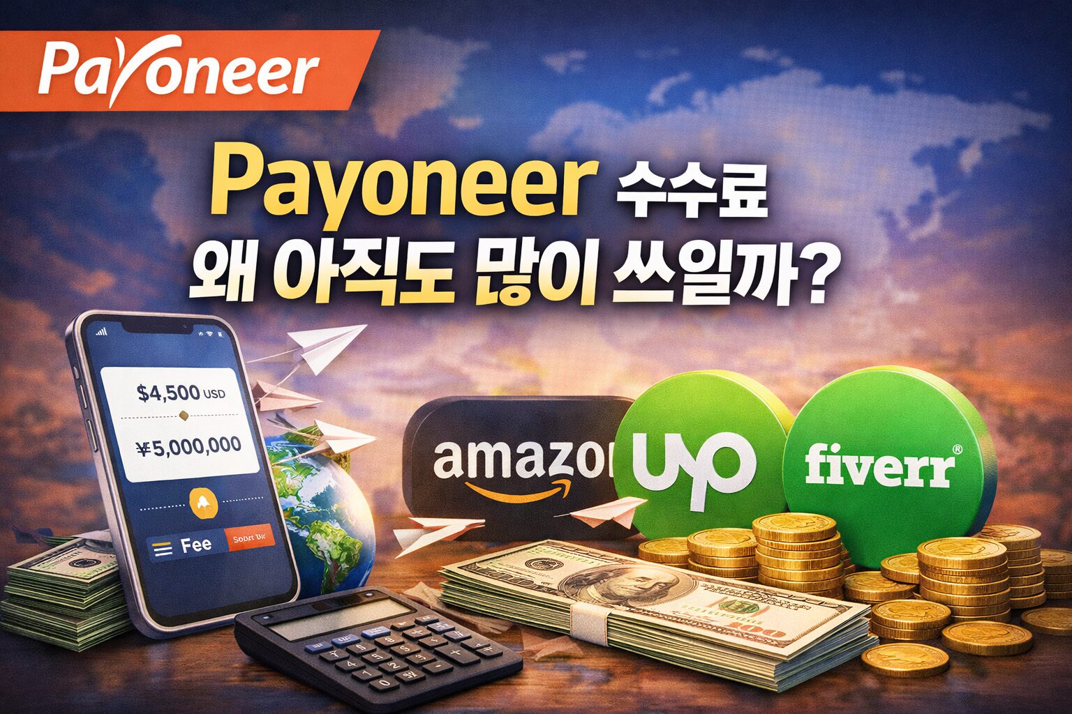 Payoneer 수수료, 해외 플랫폼 정산 받을 때 왜 아직도 많이 쓰일까