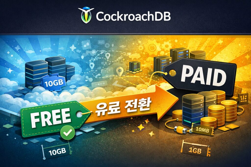CockroachDB 가격, 무료 분산 데이터베이스에서 비용이 커지는 순간
