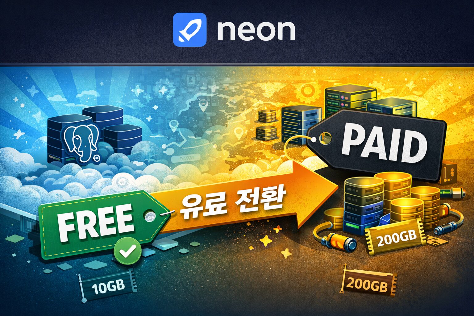 Neon 가격, 무료 PostgreSQL로 시작해도 비용이 커지는 순간