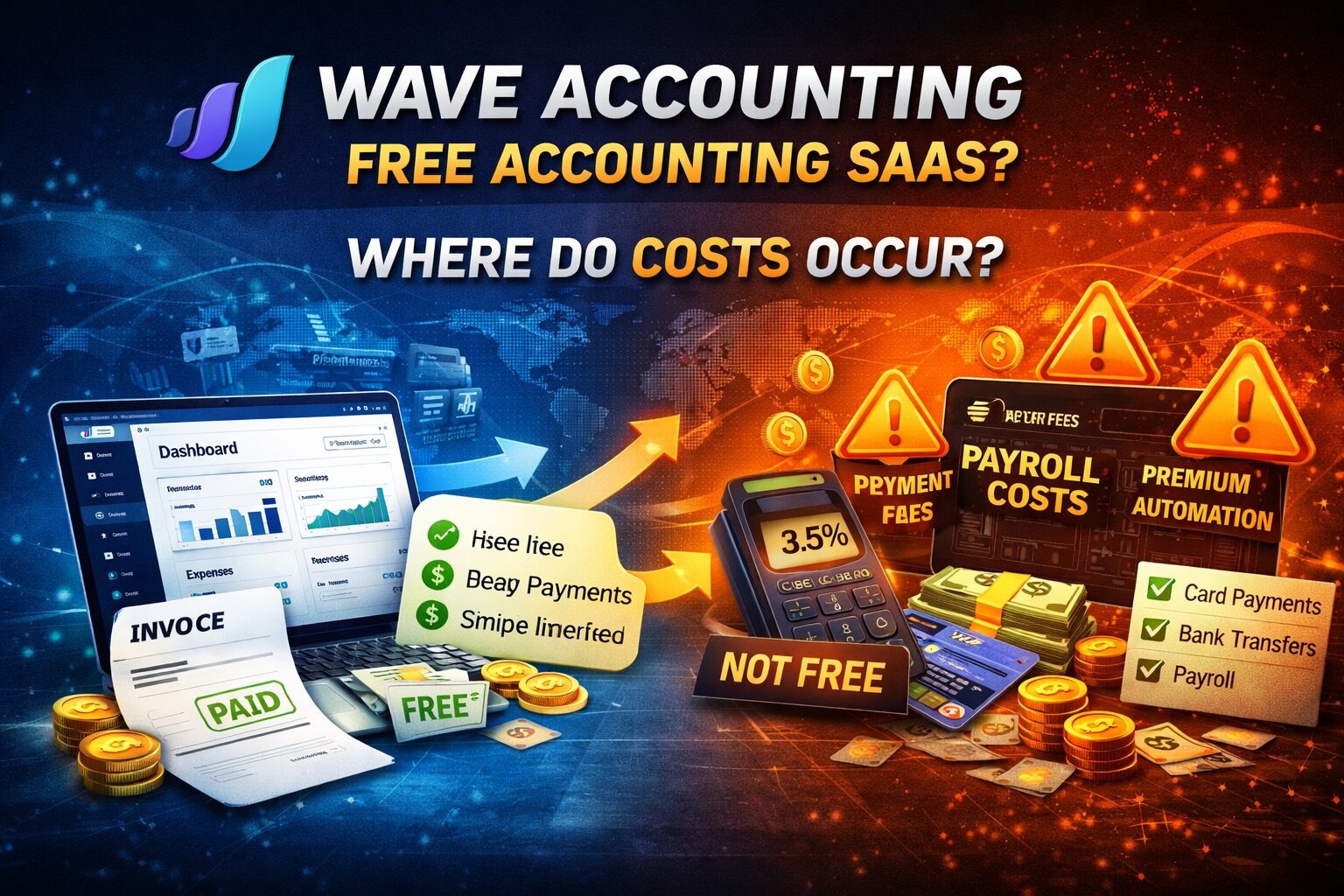 Wave Accounting 가격, 무료 회계 SaaS인데 어디서 비용이 발생할까