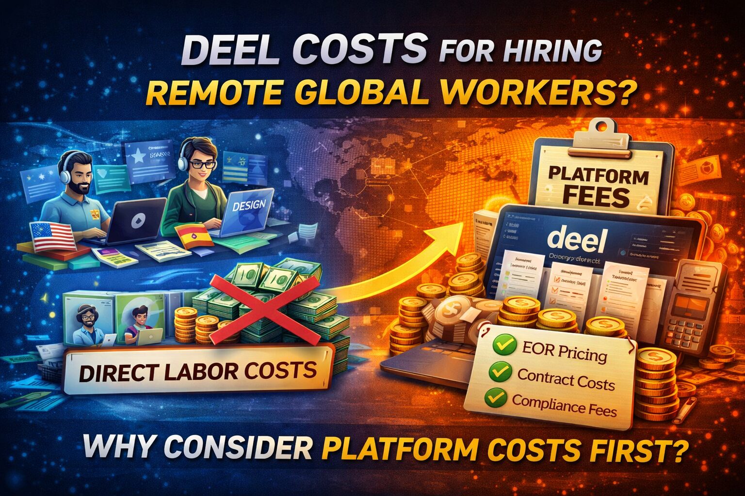 Deel 가격, 해외 인력 채용할 때 왜 인건비보다 플랫폼 비용부터 계산할까