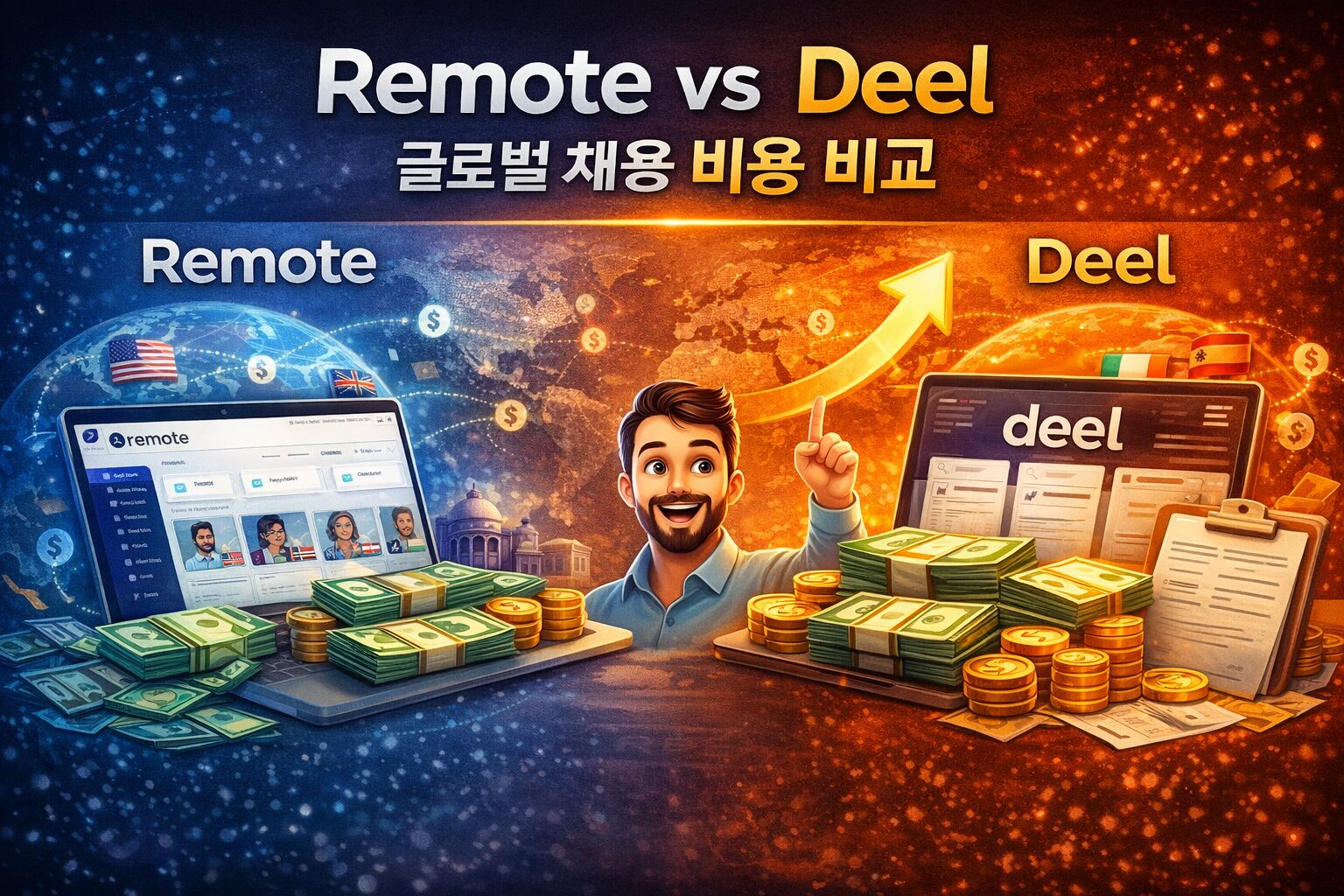 Remote 가격, 해외 정규직 채용할 때 Deel과 어디서 비용 차이가 날까