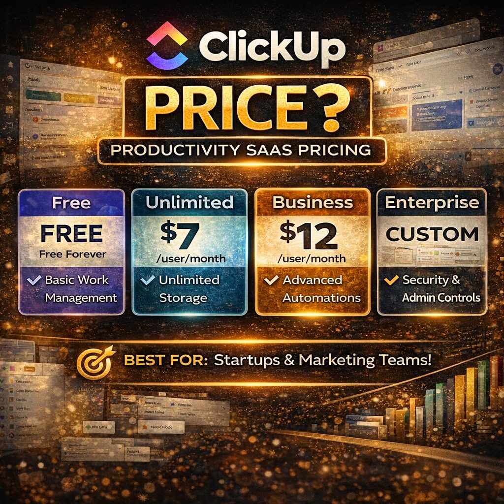 ClickUp 가격은 얼마인가? 업무관리 SaaS 요금 구조