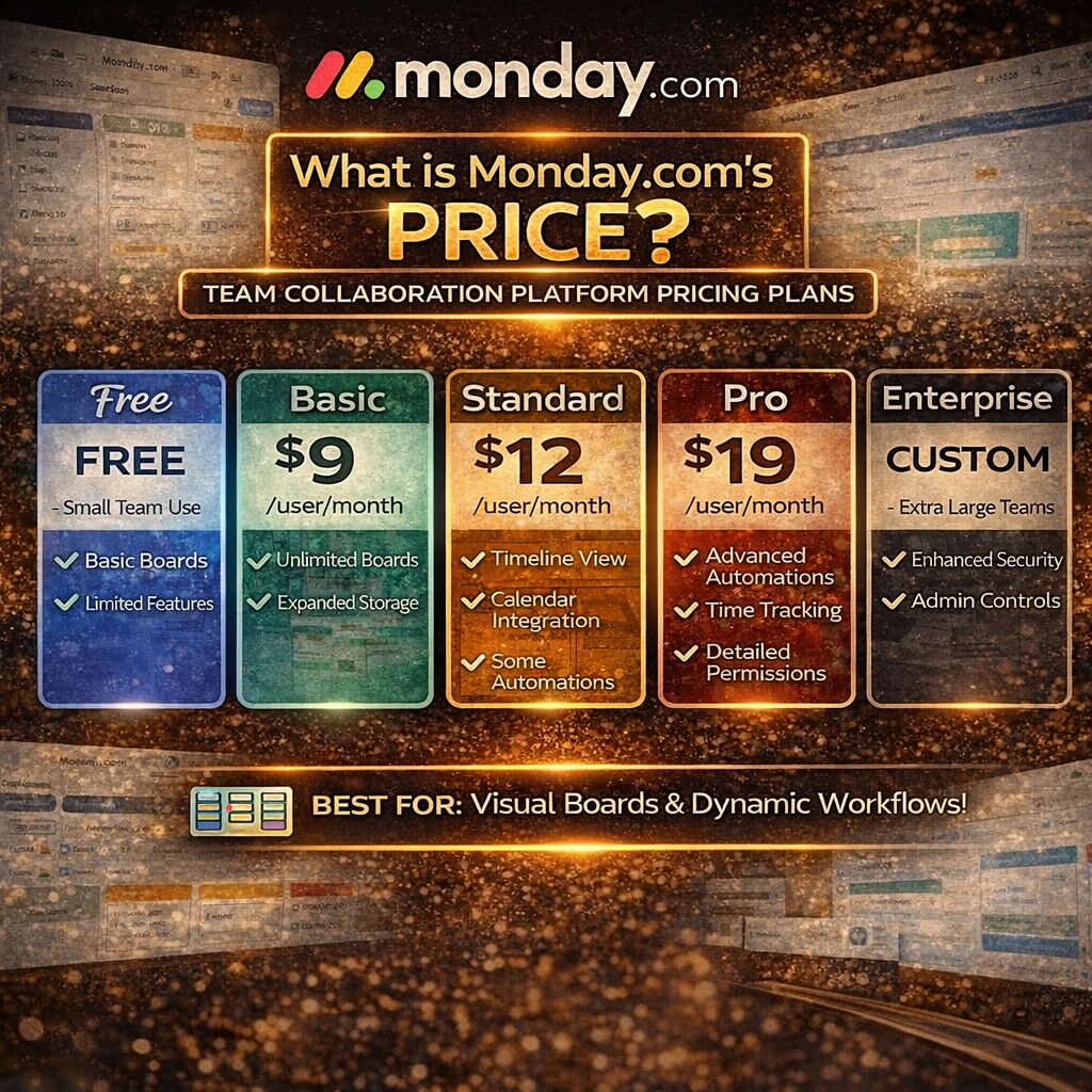Monday.com 가격은 얼마인가? 팀 협업 플랫폼 요금 구조