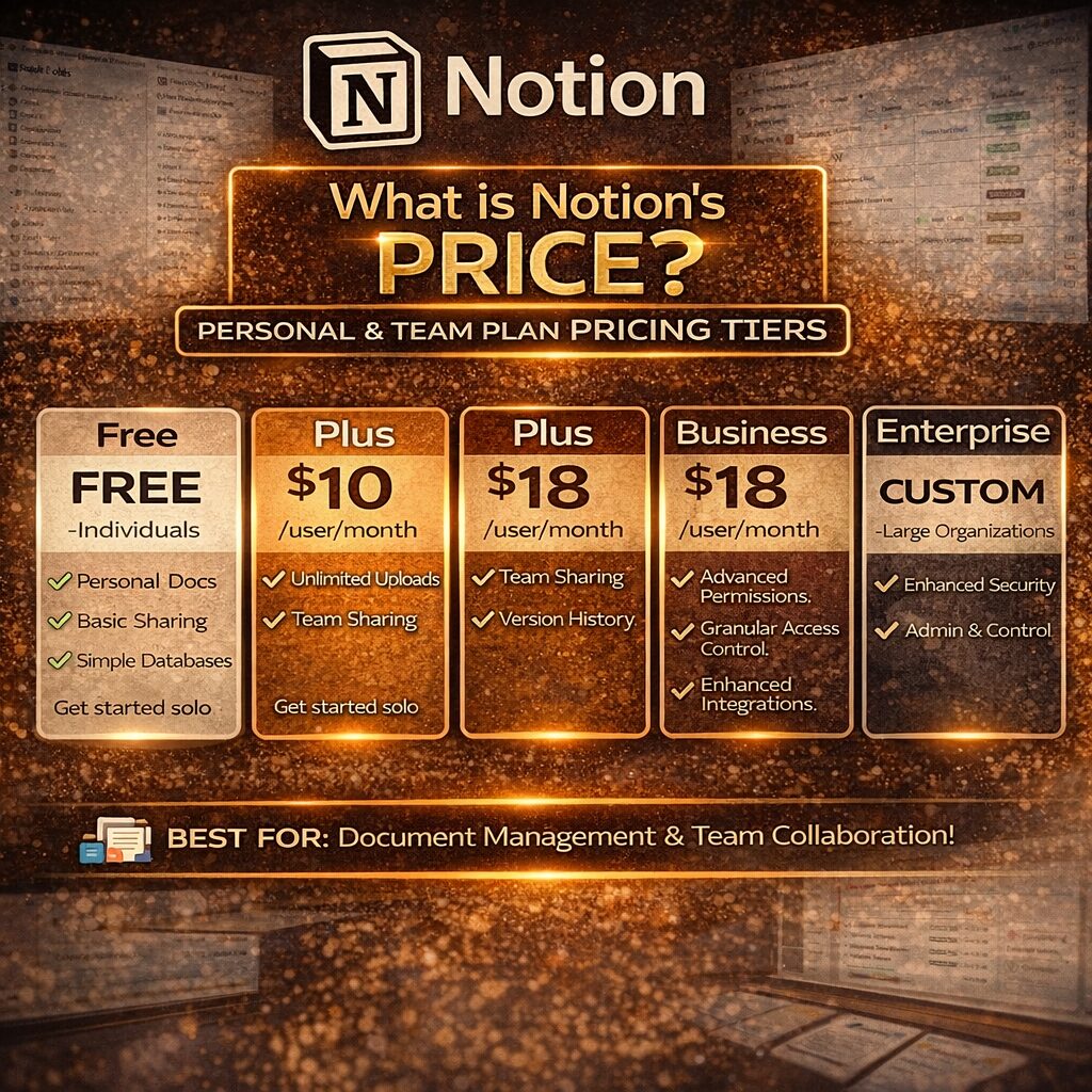 Notion 가격은 얼마인가? 개인과 팀용 플랜 차이