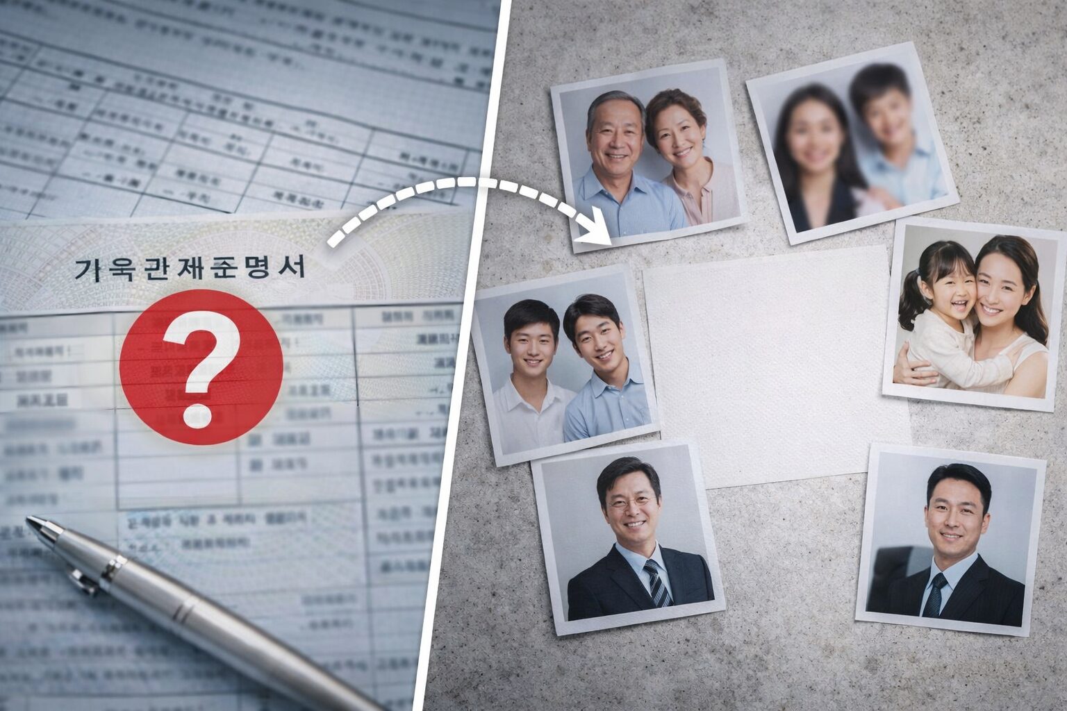 가족관계증명서에 안 나오는 가족 정보, 확인 가능한 경우는 따로 있다