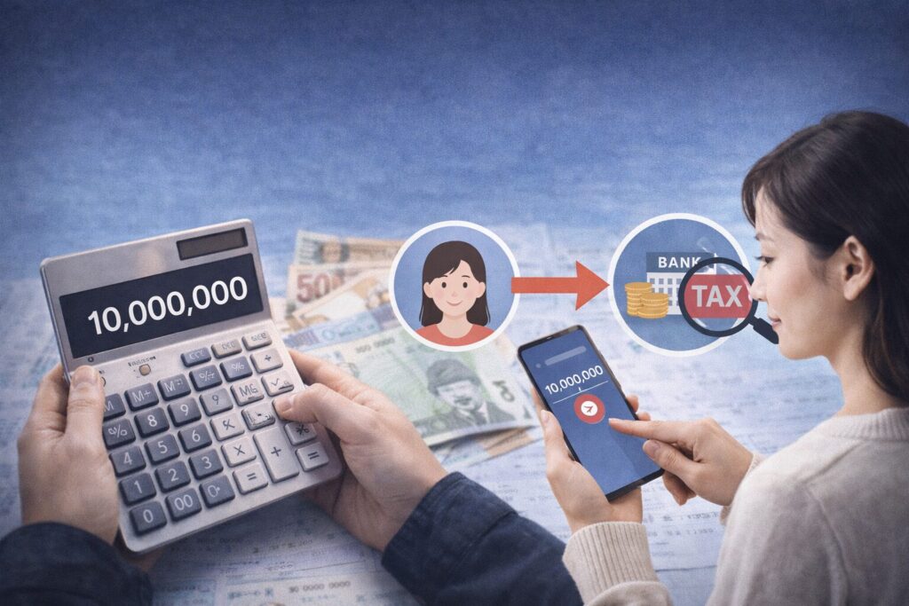 자녀 계좌로 돈 보낼 때, 얼마부터 추적될 수 있을까