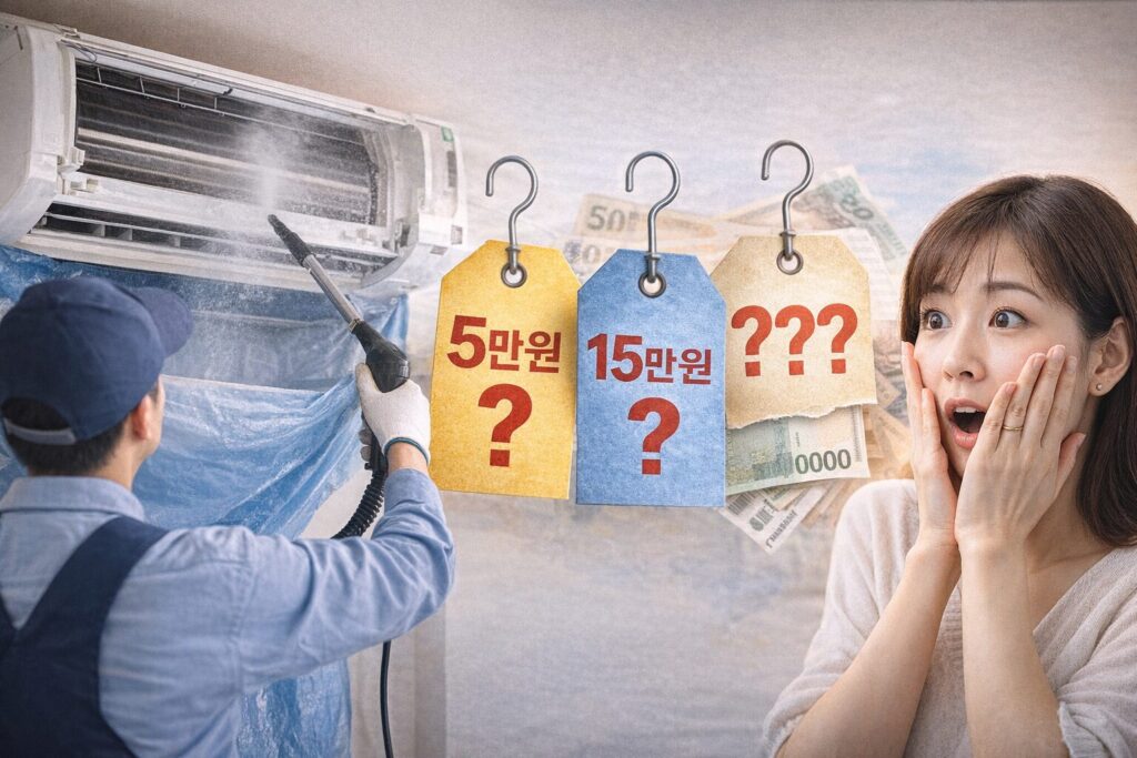 에어컨 청소 비용, 왜 업체마다 가격 차이가 클까