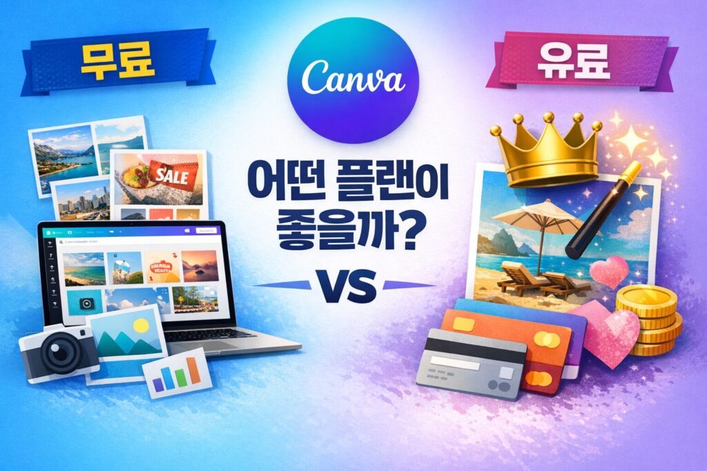 Canva 유료 플랜 가격은 얼마일까? 무료 버전으로 충분한 경우와 유료가 필요한 순간