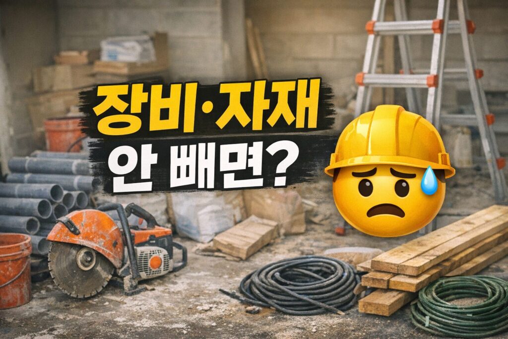 현장 철수 요구했는데 장비 안 빼면 어떻게 대응해야 할까 공사 중단 뒤 남겨진 자재 처리 기준