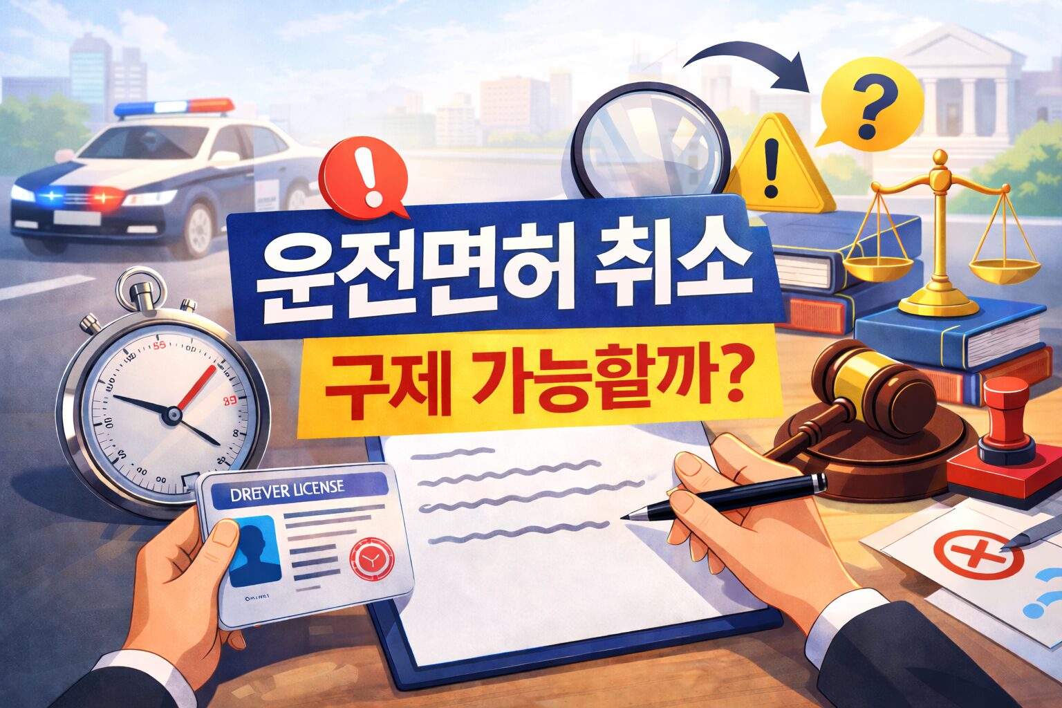 🔥 운전면허 취소, 구제 가능할까? 행정심판 현실 기준