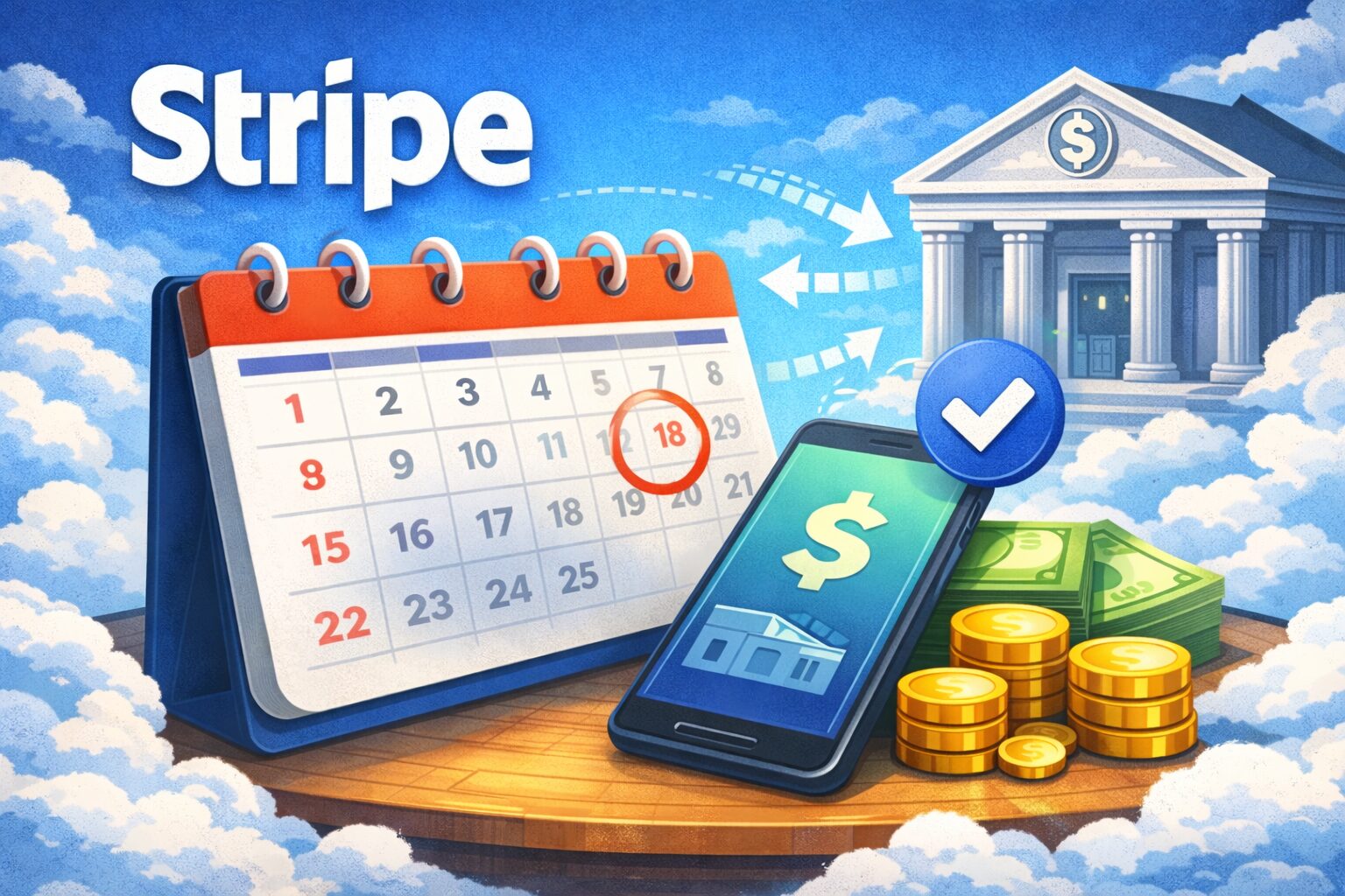 Stripe 결제 정산 주기 – 돈은 언제 입금될까