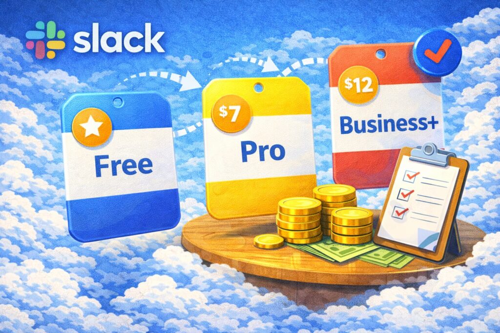Slack 유료 플랜 차이 – 무료 플랜과 Pro·Business 요금제 비교