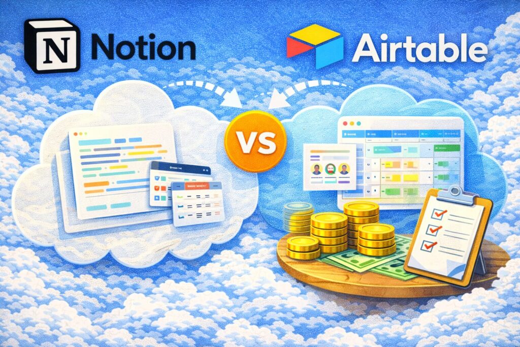 Notion vs Airtable 차이 – 협업툴과 데이터 관리 툴 무엇을 선택해야 할까