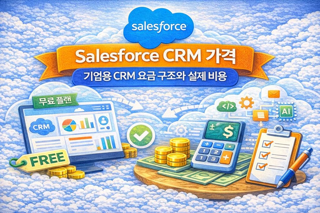Salesforce CRM 가격 – 기업용 CRM 요금 구조와 실제 비용