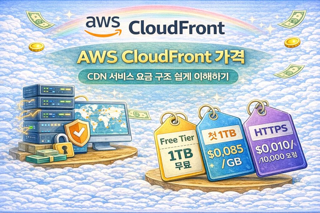 AWS CloudFront 가격 – CDN 서비스 요금 구조 쉽게 이해하기