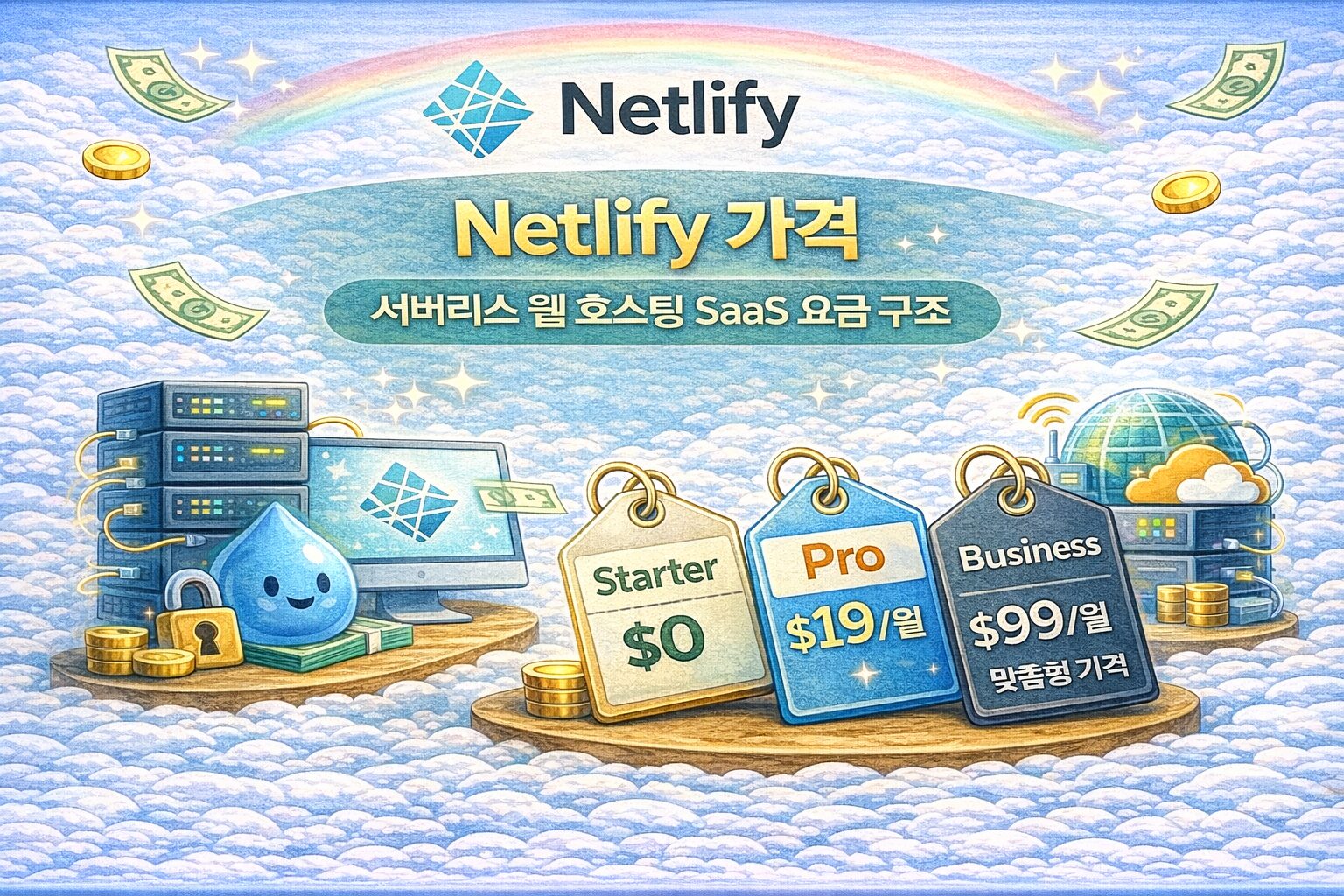 Netlify 가격 – 서버리스 웹 호스팅 SaaS 요금 구조