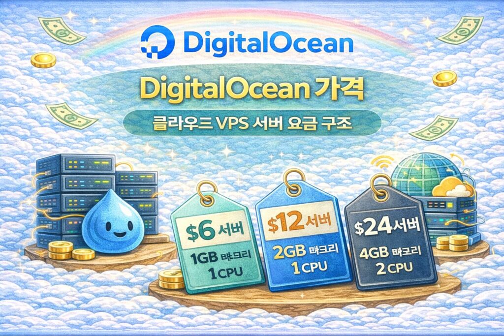 DigitalOcean 가격 – 클라우드 VPS 서버 요금 구조