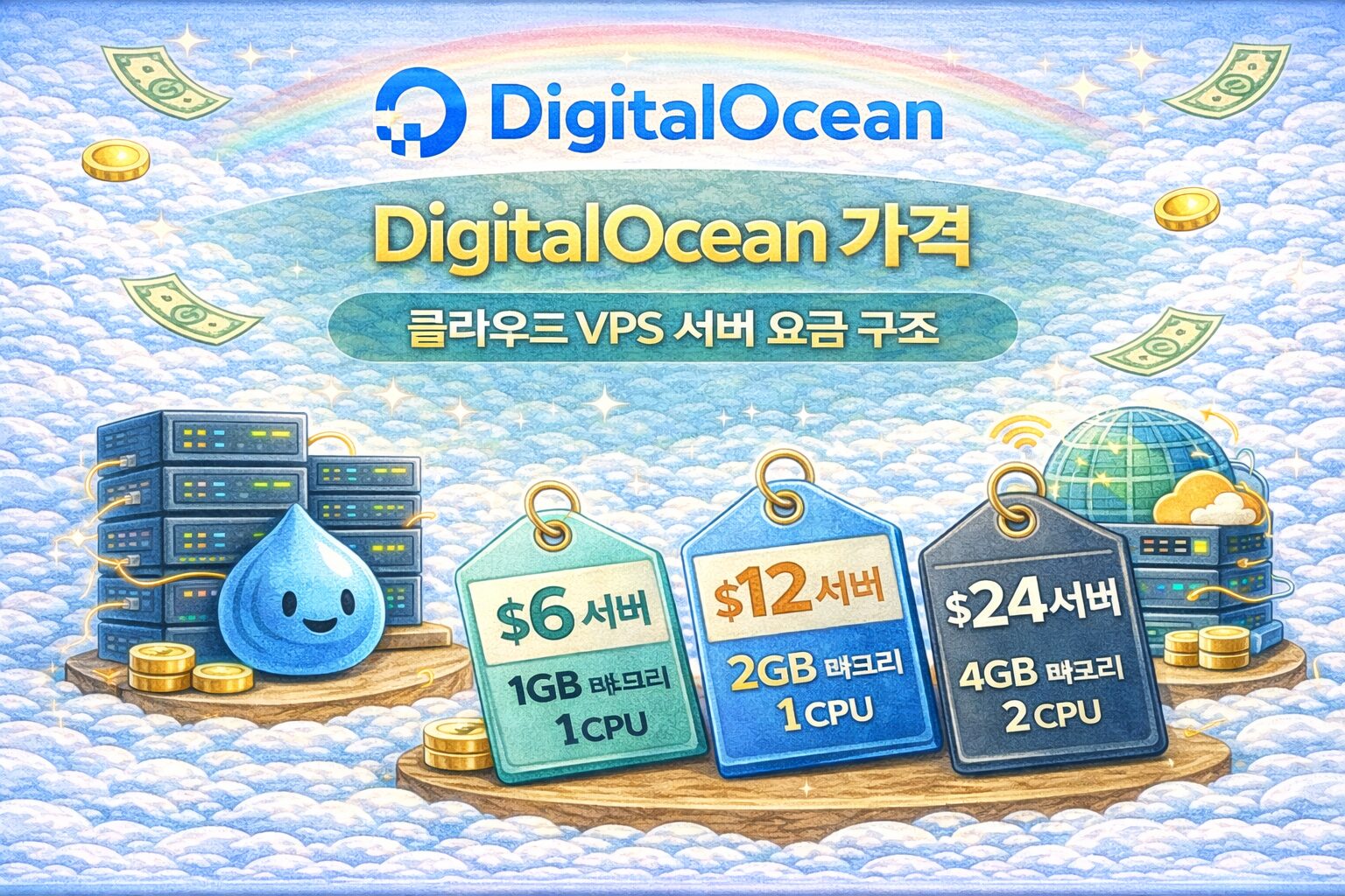 DigitalOcean 가격 – 클라우드 VPS 서버 요금 구조