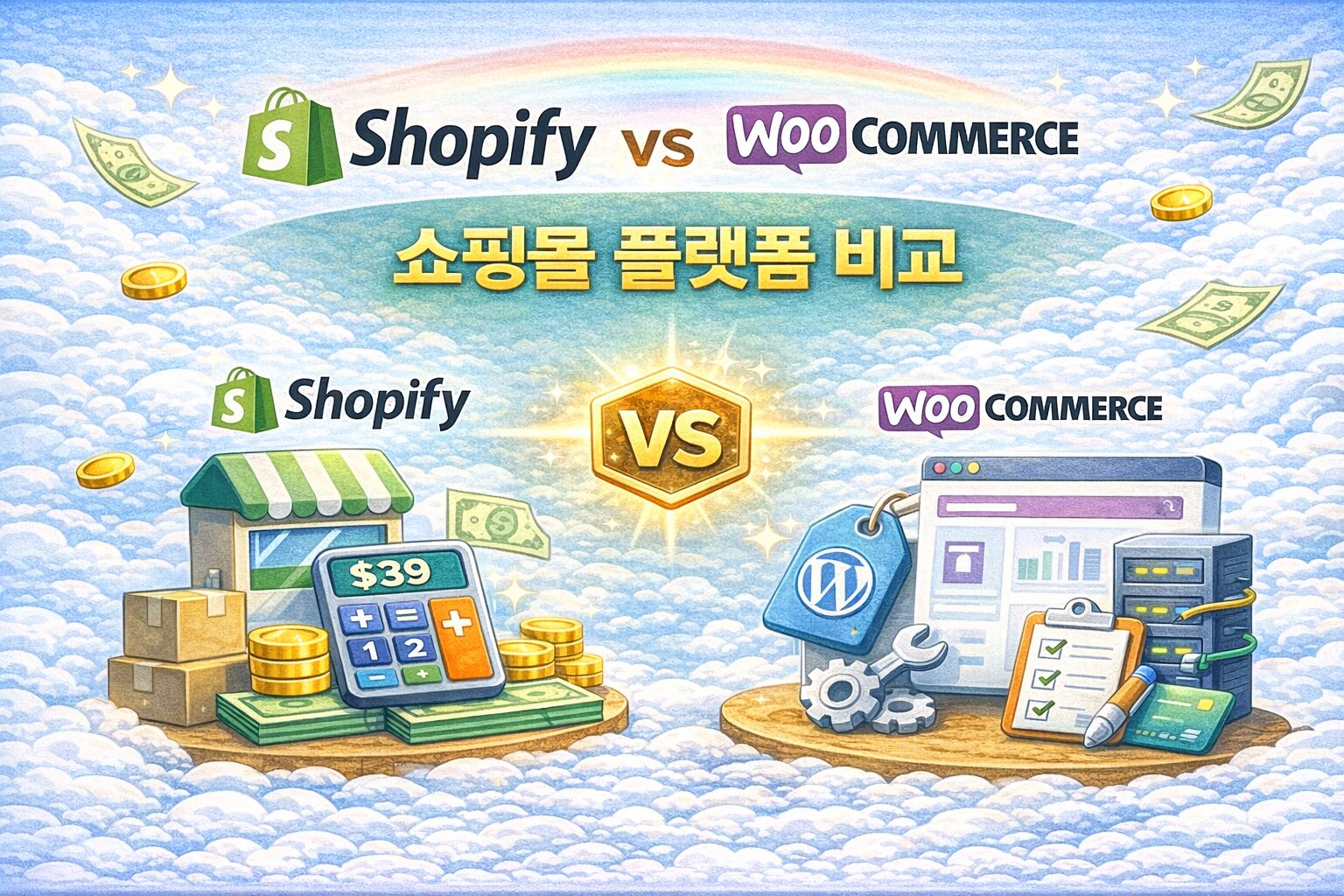 Shopify vs WooCommerce – 쇼핑몰 플랫폼 어떤 것이 좋을까