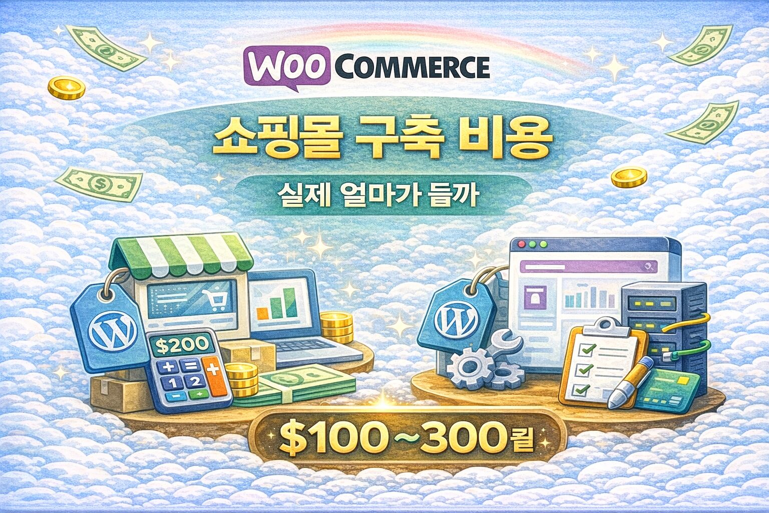 WooCommerce 쇼핑몰 구축 비용 – 실제 얼마가 들까