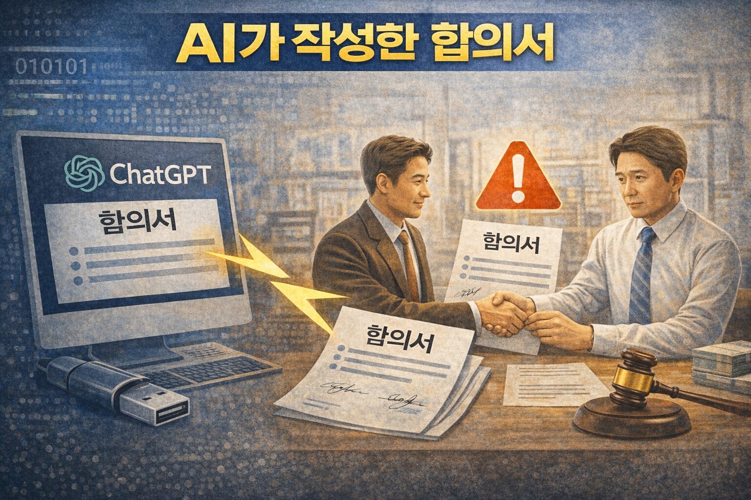 AI가 작성한 합의서, 당사자 서명만 있으면 나중에 뒤집기 어려울까