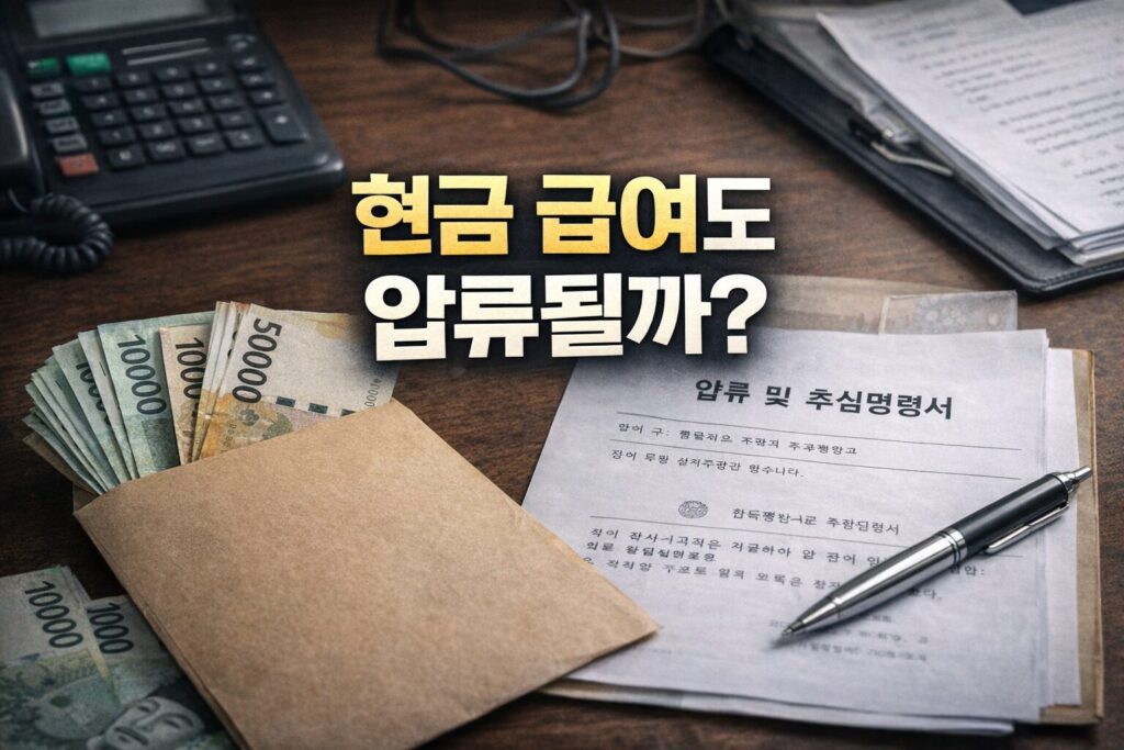 채무자가 급여를 현금으로 받으면 집행 가능한가? 급여압류가 막힐 때 실제로 가능한 대응 방법