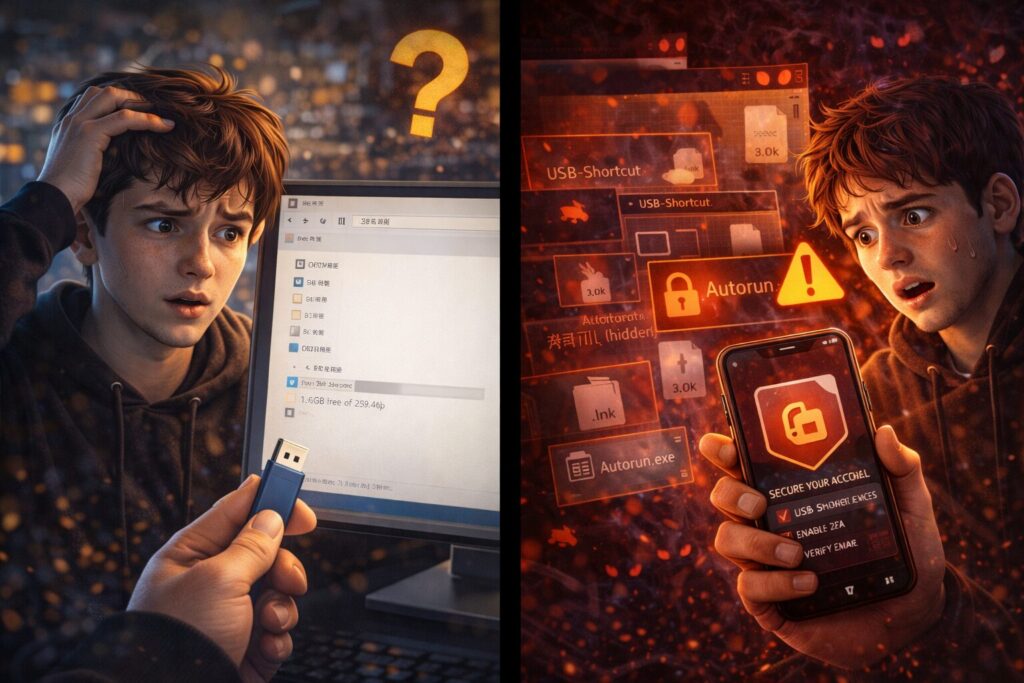 USB를 꽂았는데 파일이 안 보일 때 삭제된 걸까? 갑자기 사라진 것처럼 보이는 이유