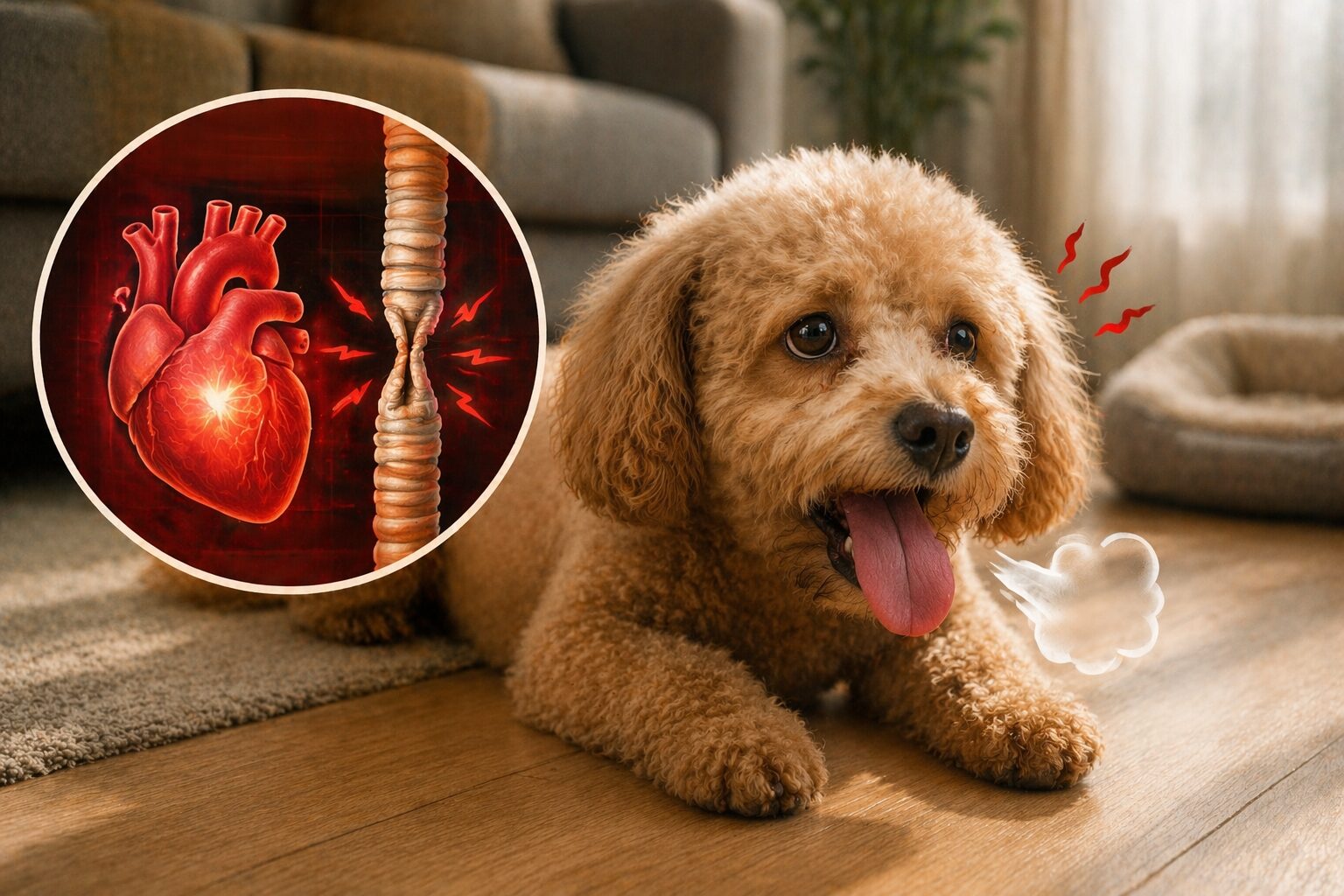 강아지가 갑자기 헥헥거릴 때, 더운 날씨가 아니면 체크해야 한다