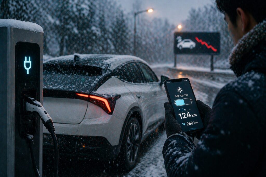 겨울철 전기차 주행거리 급감은 하자 인정될까? 배터리 성능 저하와 구분되는 기준