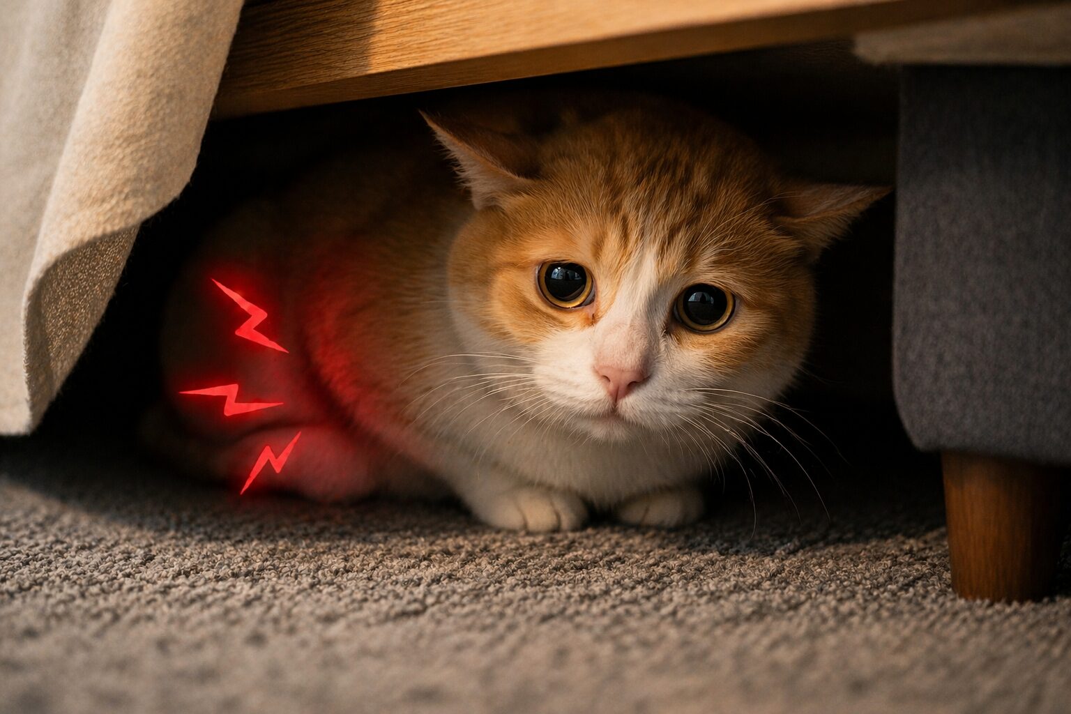 고양이가 갑자기 숨는 시간이 길어질 때, 통증 신호일 수 있다